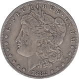 1882 MORGAN DOLLAR USA - WORLD COINS - Cambridgeshire Coins