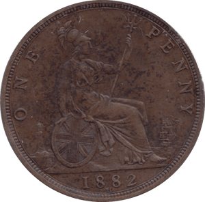 1882 PENNY ( EF ) - PENNY - Cambridgeshire Coins