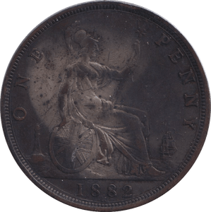 1882 PENNY ( GF ) - PENNY - Cambridgeshire Coins