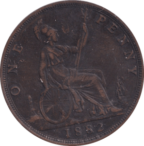 1882 PENNY ( VF ) - PENNY - Cambridgeshire Coins