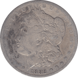 1882 S SILVER MORGAN DOLLAR USA - SILVER WORLD COINS - Cambridgeshire Coins
