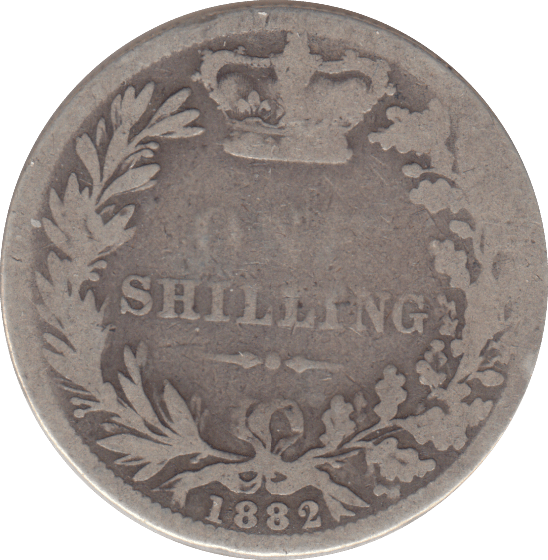 1882 SHILLING ( FAIR ) - SHILLING - Cambridgeshire Coins