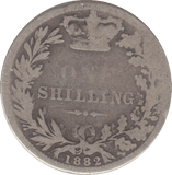 1882 SHILLING ( FAIR ) - SHILLING - Cambridgeshire Coins