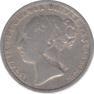 1882 SHILLING ( FAIR ) - SHILLING - Cambridgeshire Coins