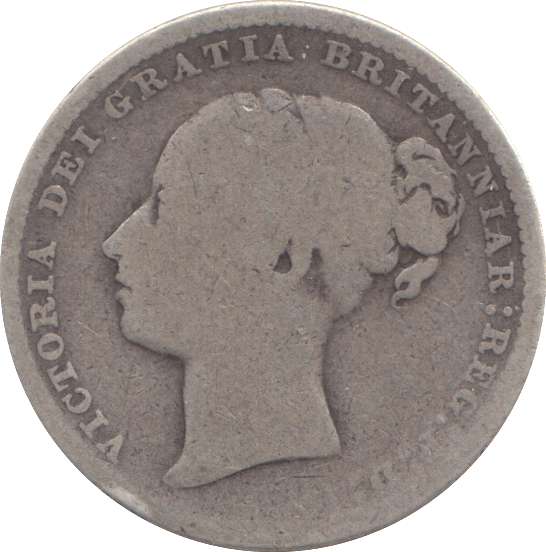 1882 SHILLING ( FAIR ) - SHILLING - Cambridgeshire Coins