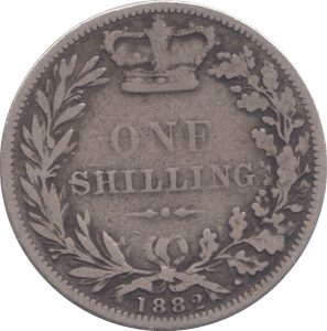 1882 SHILLING ( GF ) - SHILLING - Cambridgeshire Coins