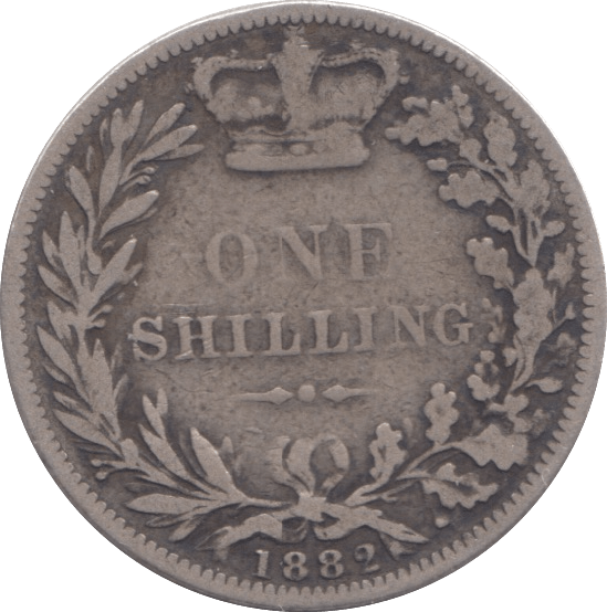 1882 SHILLING ( GF ) - SHILLING - Cambridgeshire Coins