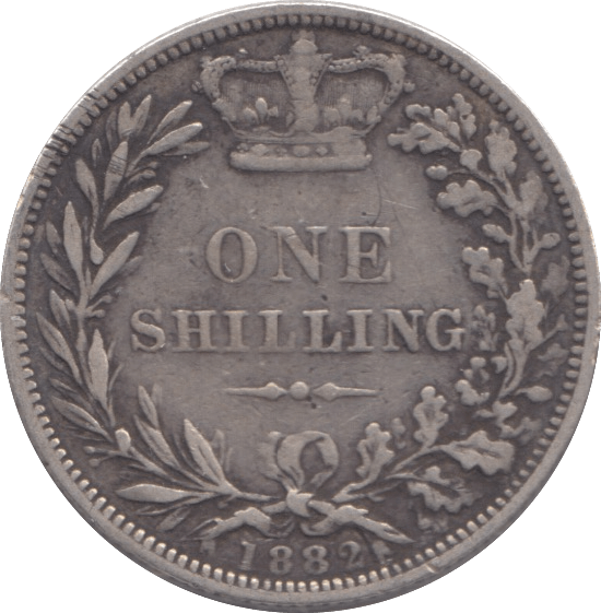 1882 SHILLING ( VF ) - SHILLING - Cambridgeshire Coins