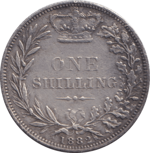 1882 SHILLING ( VF ) - SHILLING - Cambridgeshire Coins