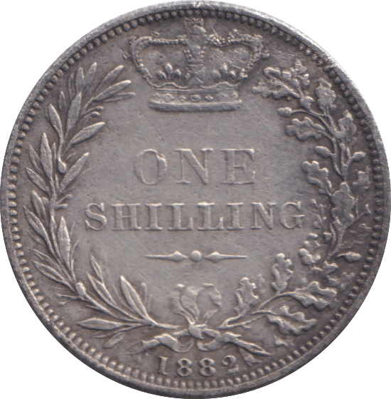 1882 SHILLING ( VF ) - SHILLING - Cambridgeshire Coins