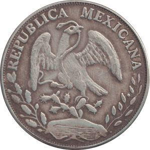 1882 SILVER 8 REALES MEXICO - SILVER WORLD COINS - Cambridgeshire Coins