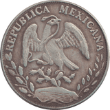 1882 SILVER 8 REALES MEXICO - SILVER WORLD COINS - Cambridgeshire Coins