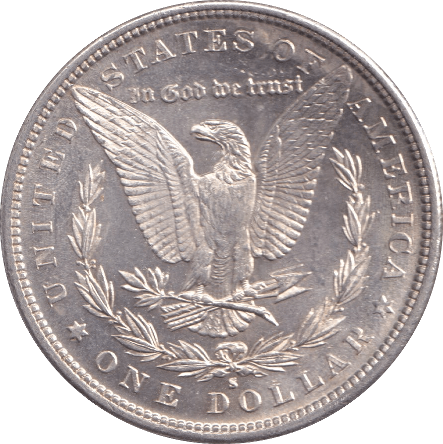 1882 SILVER MORGAN DOLLAR SAN FRANCISCO MINT - SILVER WORLD COINS - Cambridgeshire Coins