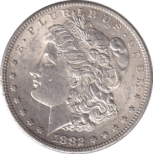 1882 SILVER MORGAN DOLLAR SAN FRANCISCO MINT - SILVER WORLD COINS - Cambridgeshire Coins