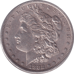 1882 SILVER MORGAN DOLLAR USA - SILVER WORLD COINS - Cambridgeshire Coins