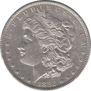 1882 SILVER ONE DOLLAR USA - SILVER WORLD COINS - Cambridgeshire Coins