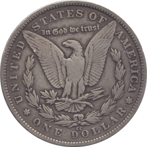 1882 SILVER ONE MORGAN DOLLAR USA - SILVER WORLD COINS - Cambridgeshire Coins