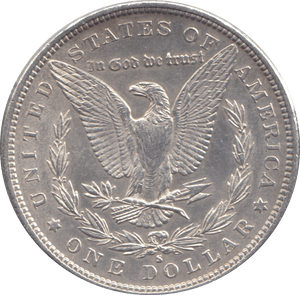1882 SILVER ONE MORGAN DOLLAR USA - SILVER WORLD COINS - Cambridgeshire Coins