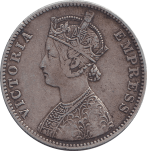 1882 SILVER RUPEE INDIA - SILVER WORLD COINS - Cambridgeshire Coins