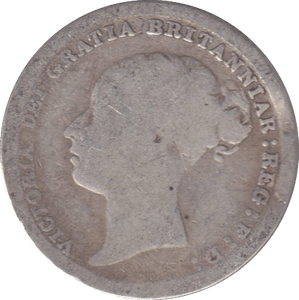 1882 SIXPENCE ( NF ) - WORLD COINS - Cambridgeshire Coins