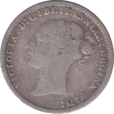 1882 THREEPENCE ( FINE ) - THREEPENCE - Cambridgeshire Coins
