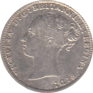 1882 THREEPENCE ( GVF ) - THREEPENCE - Cambridgeshire Coins