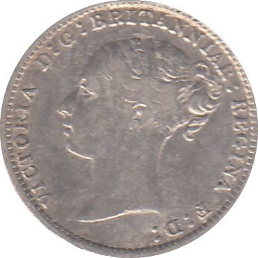 1882 THREEPENCE ( GVF ) - THREEPENCE - Cambridgeshire Coins