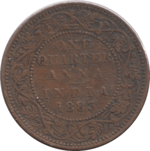 1883 1/4 ANNA INDIA - WORLD COINS - Cambridgeshire Coins