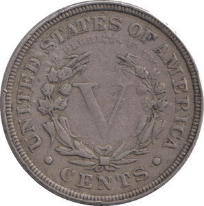 1883 5 CENTS USA - WORLD COINS - Cambridgeshire Coins