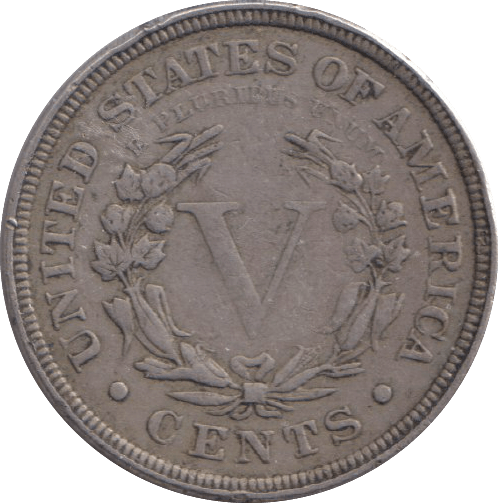 1883 5 CENTS USA - WORLD COINS - Cambridgeshire Coins