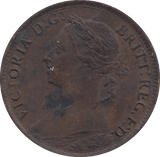 1883 FARTHING ( AUNC ) - FARTHING - Cambridgeshire Coins