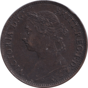1883 FARTHING ( EF ) - FARTHING - Cambridgeshire Coins