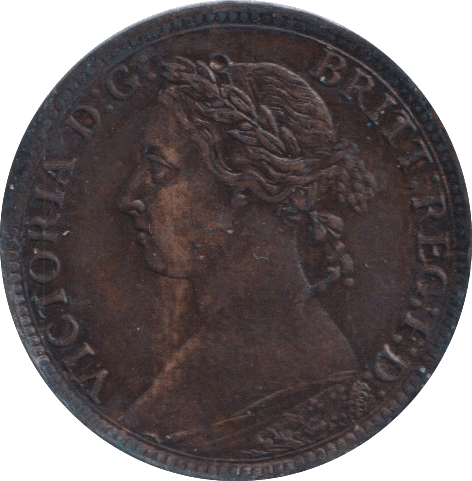 1883 FARTHING ( EF ) - Farthing - Cambridgeshire Coins