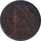 1883 FARTHING ( EF ) - Farthing - Cambridgeshire Coins