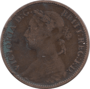 1883 FARTHING ( FINE ) - Farthing - Cambridgeshire Coins