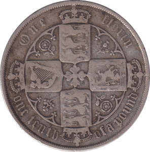 1883 FLORIN ( F ) - FLORIN - Cambridgeshire Coins