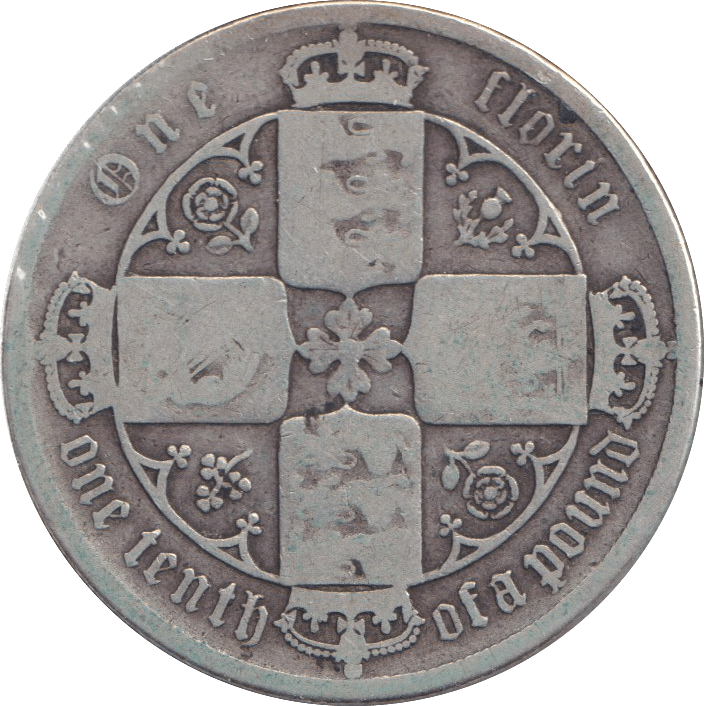 1883 FLORIN ( FAIR ) - FLORIN - Cambridgeshire Coins