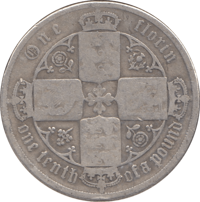 1883 FLORIN ( FAIR ) - FLORIN - Cambridgeshire Coins