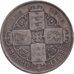 1883 FLORIN ( FINE ) 1 - FLORIN - Cambridgeshire Coins