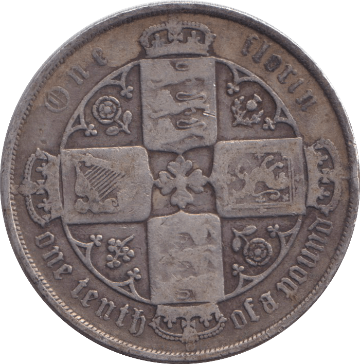 1883 FLORIN ( FINE ) 1 - FLORIN - Cambridgeshire Coins