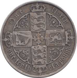 1883 FLORIN ( FINE ) 5 - FLORIN - Cambridgeshire Coins