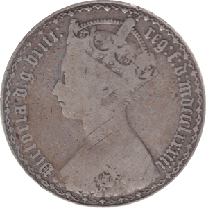 1883 FLORIN ( FINE ) - FLORIN - Cambridgeshire Coins