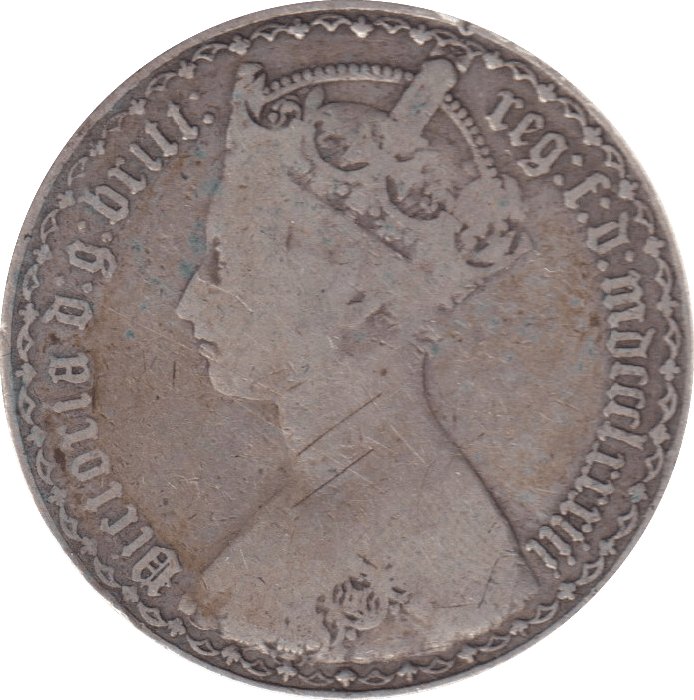 1883 FLORIN ( FINE ) - FLORIN - Cambridgeshire Coins