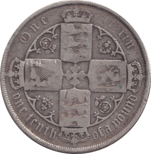1883 FLORIN ( FINE ) - FLORIN - Cambridgeshire Coins