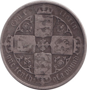 1883 FLORIN ( FINE ) - FLORIN - Cambridgeshire Coins