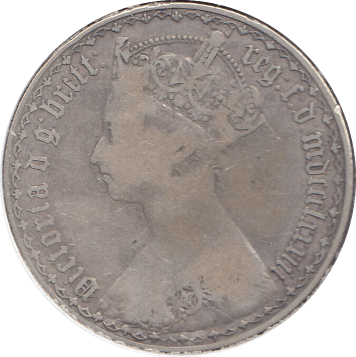 1883 FLORIN ( FINE ) - FLORIN - Cambridgeshire Coins