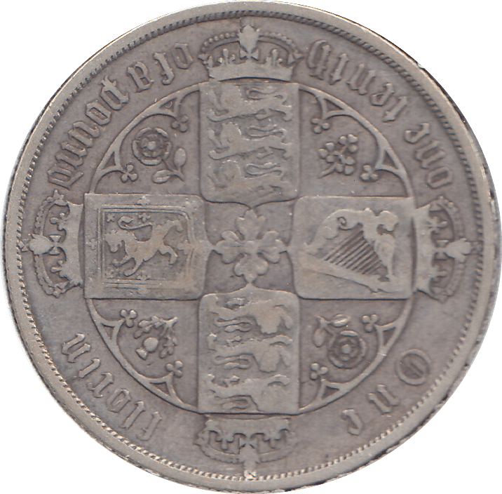 1883 FLORIN ( FINE ) - FLORIN - Cambridgeshire Coins