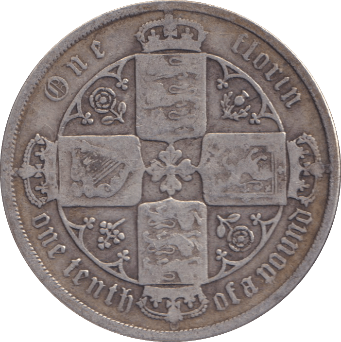 1883 FLORIN ( NF ) - FLORIN - Cambridgeshire Coins