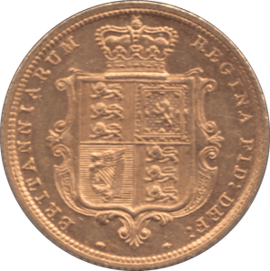 1883 GOLD HALF SOVEREIGN ( AUNC ) - HALF SOVEREIGN - Cambridgeshire Coins