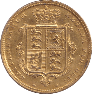 1883 GOLD HALF SOVEREIGN ( AUNC ) - HALF SOVEREIGN - Cambridgeshire Coins